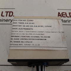 Electromatic Sa 105 115 Delay On Operate