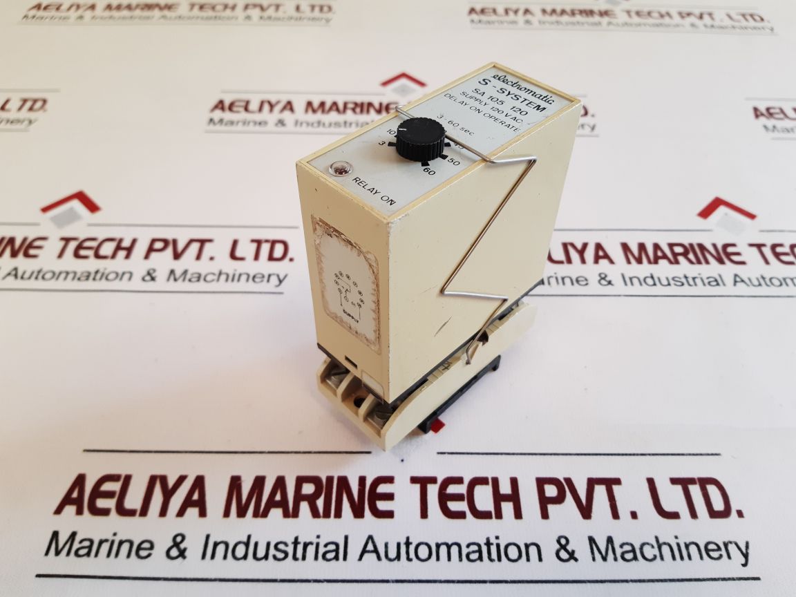 Electromatic Sa 105 120 Delay On Operate With Base 3-60 Sec