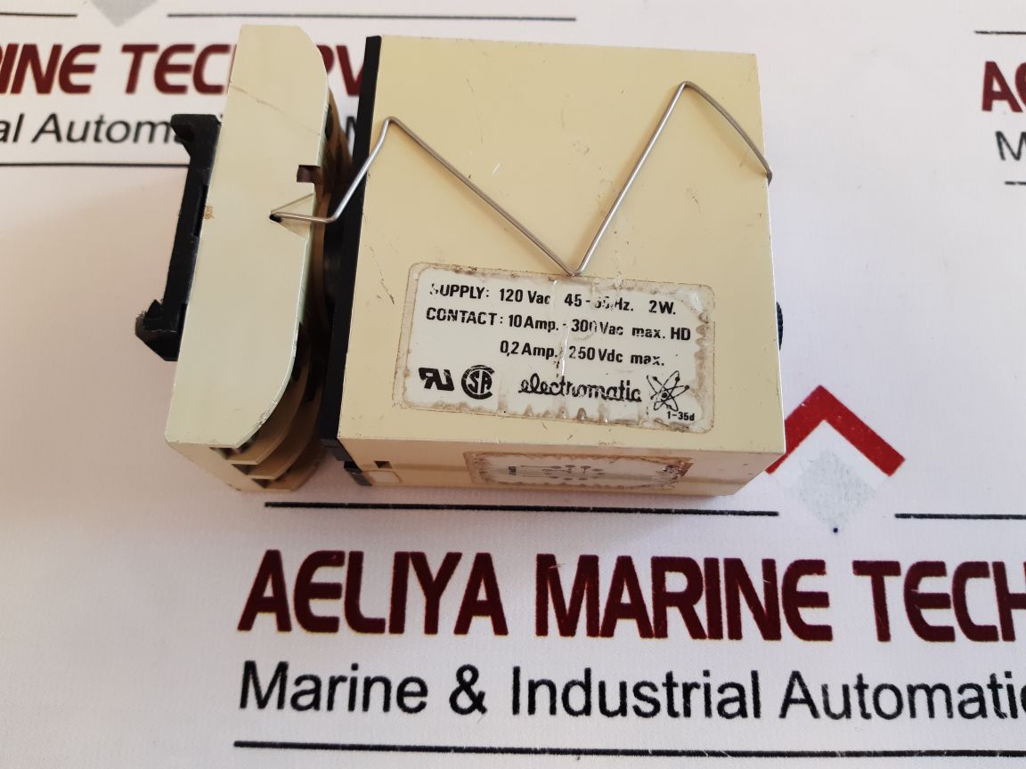 Electromatic Sa 105 120 Delay On Operate With Base 3-60 Sec