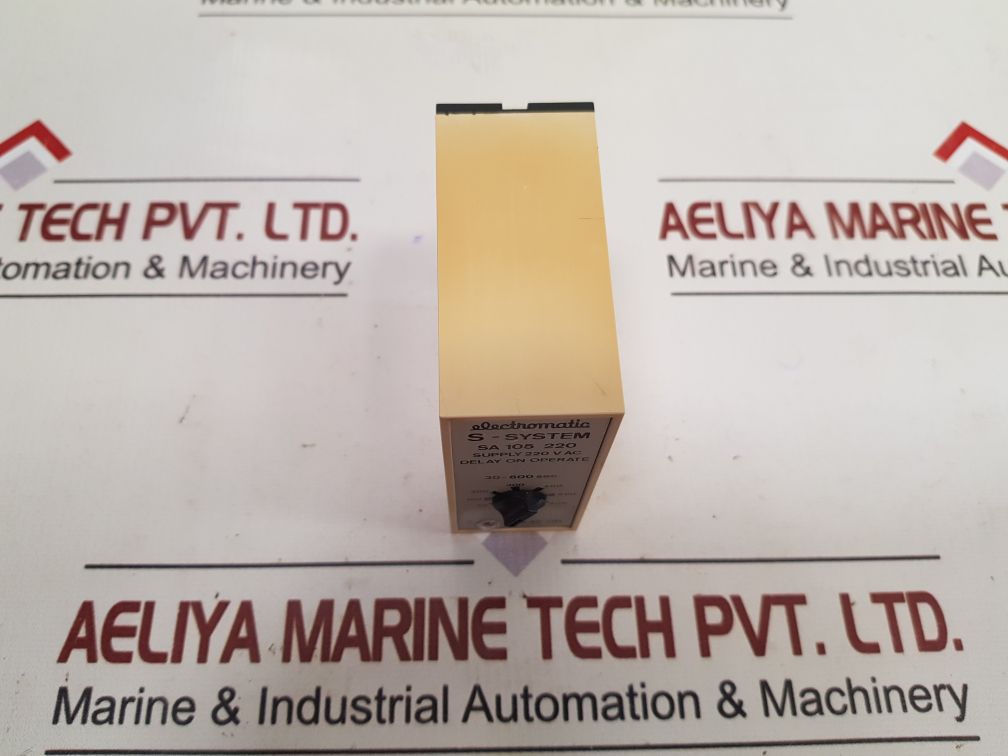 Electromatic S-system Sa 105 220 Delay On Operate used