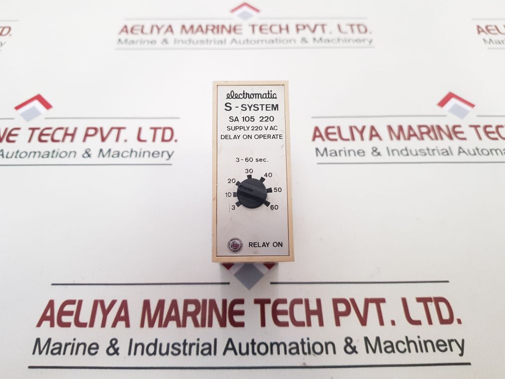 Electromatic S-system Sa 105 220 Delay On Operate