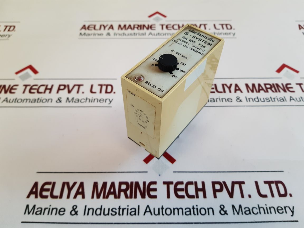 Electromatic Sa 105 724 Delay On Operate Timer Relay 8-180 Sec