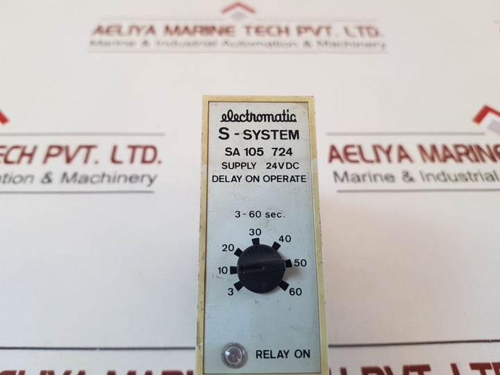 Electromatic Sa 105 724 Delay On Operate 3-60 Sec