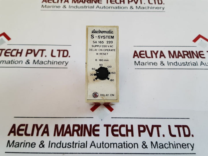 Electromatic Sa 165 220 Delay On Operate 8-180 Min