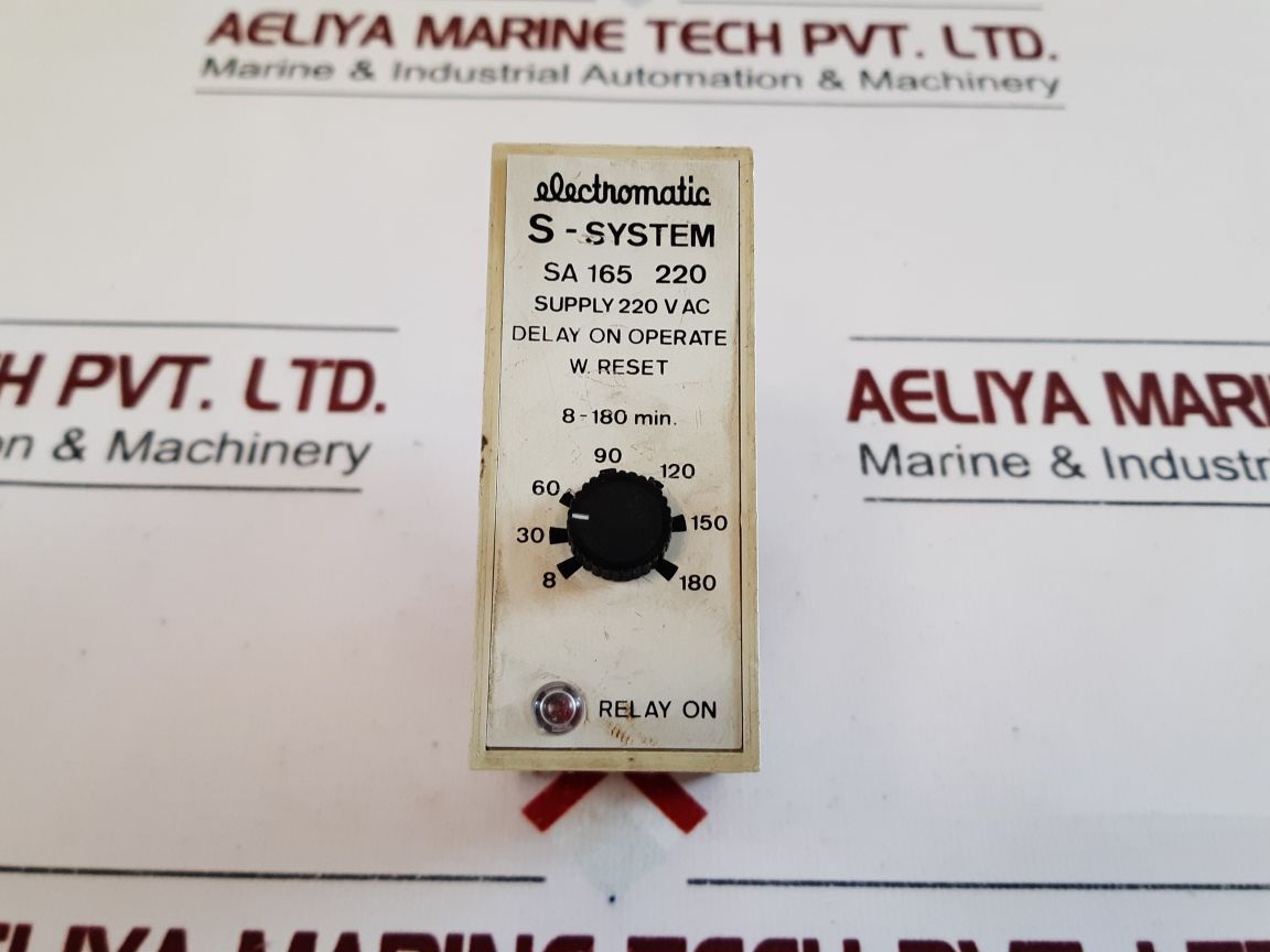 Electromatic Sa 165 220 Delay On Operate 8-180 Min