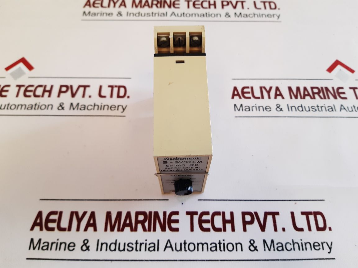 Electromatic Sa 205 120 Delay On Operate With Base