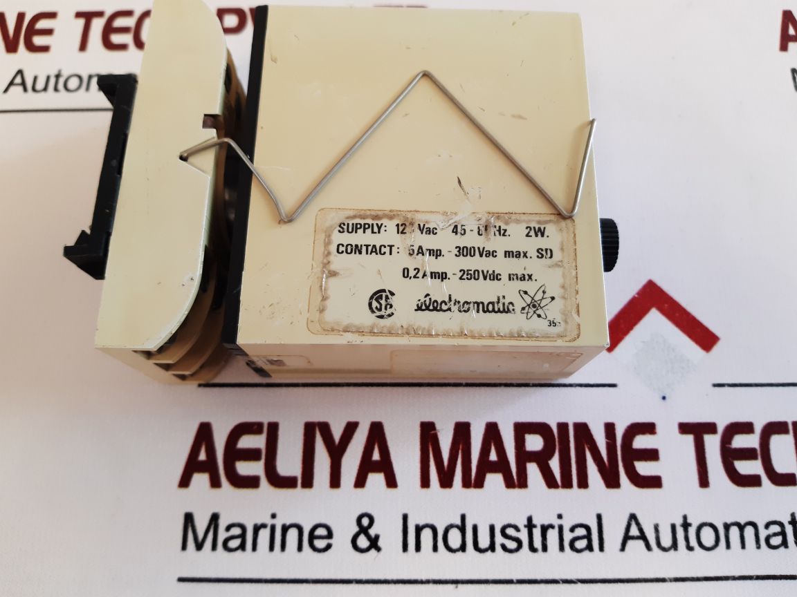 Electromatic Sa 205 120 Delay On Operate With Base