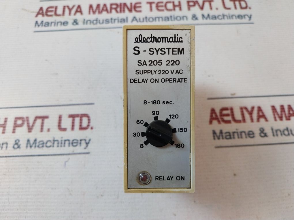 Electromatic Sa 205 220 Delay On Operate