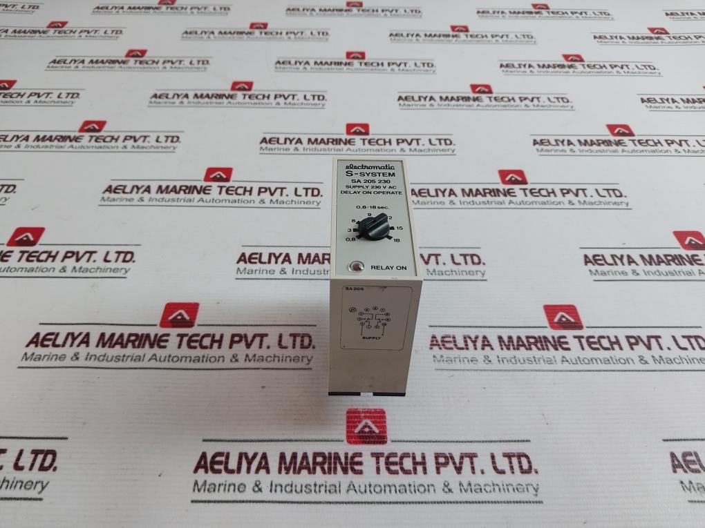 Electromatic Sa 205 230 Delay On Operate 0.8-18 Sec