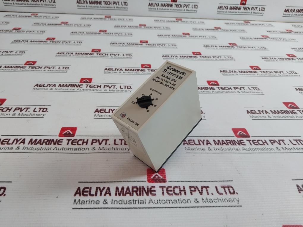 Electromatic Sa 205 230 Delay On Operate 0.8-18 Sec