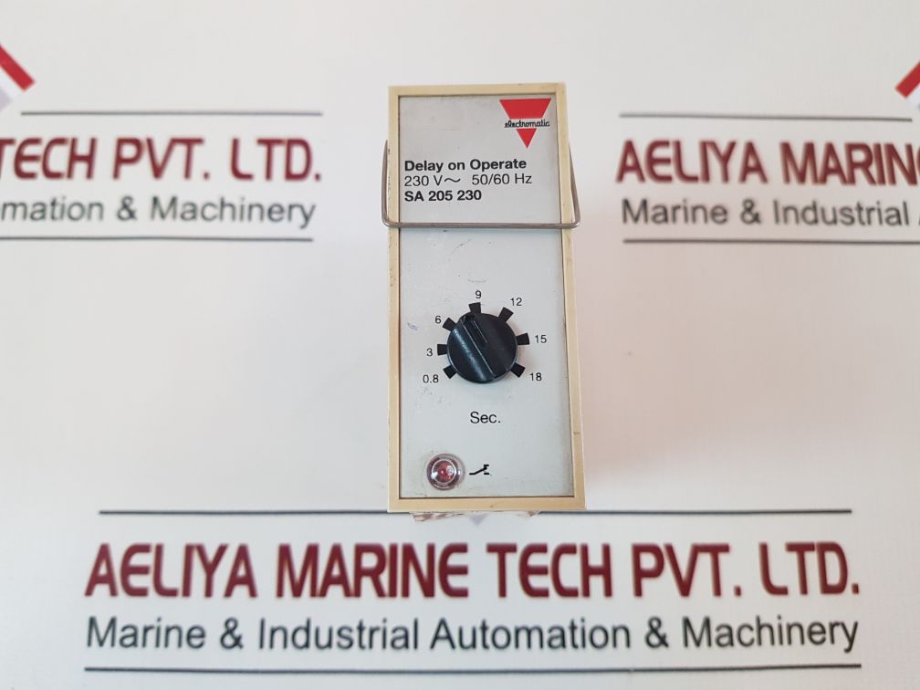 Electromatic Sa 205 230 Time Delay Relay With Base