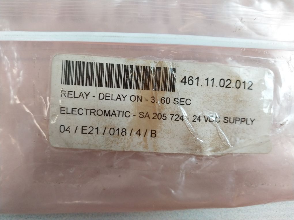 Electromatic Sa 205 724 Delay On Operate 24 V---