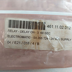 Electromatic Sa 205 724 Delay On Operate 24 V---