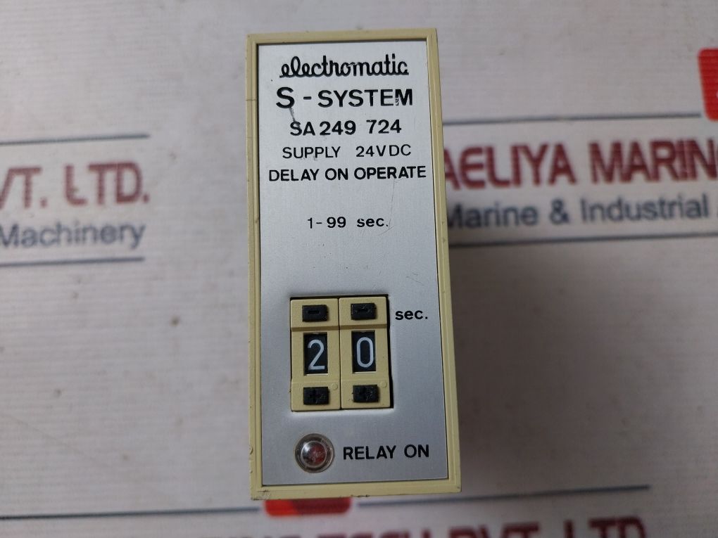 Electromatic Sa 249 724 Delay On Operate