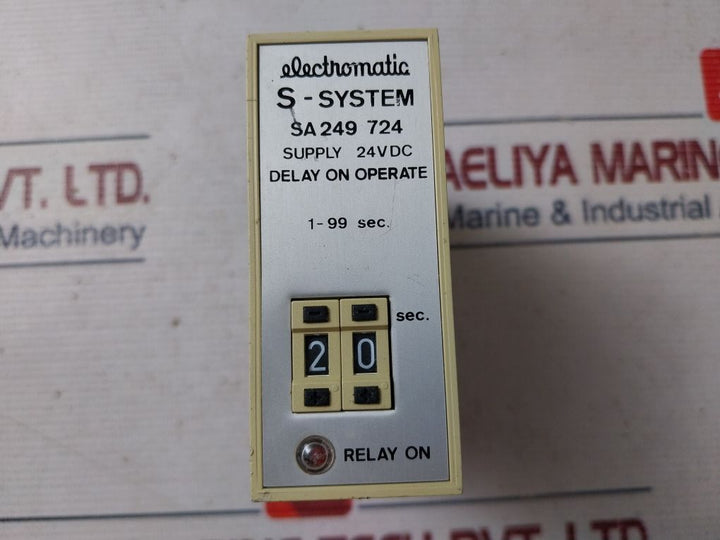 Electromatic Sa 249 724 Delay On Operate