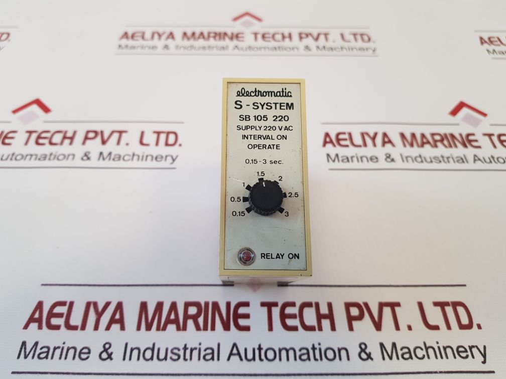 Electromatic Sb 105 220 Timer 0,15-3 Sec. – Aeliya Marine Tech