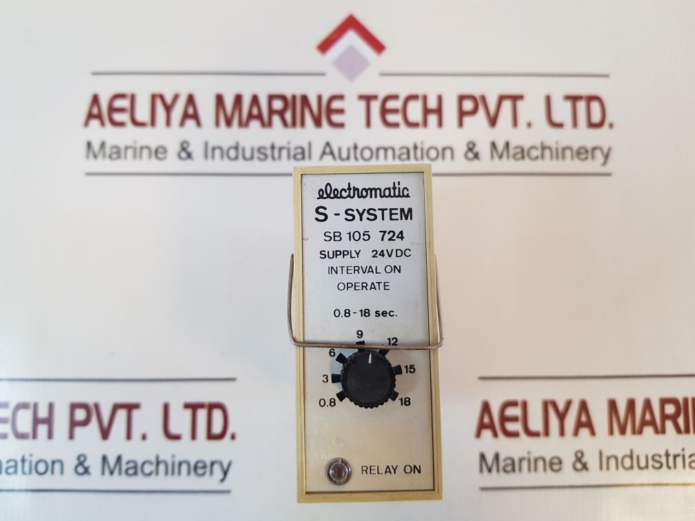 Electromatic Sb 105 724 Interval On Operate With Base 0.8-18 Sec