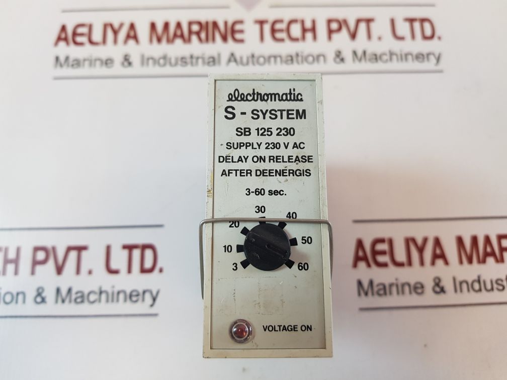 Electromatic Sb 125 230 Delay On Release 3 To 60 Sec