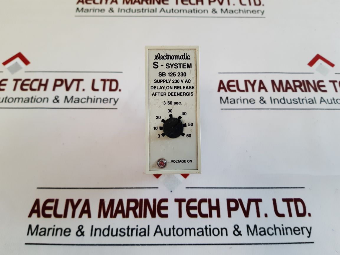 Electromatic Sb 125 230 Delay On Release 3-60 Sec