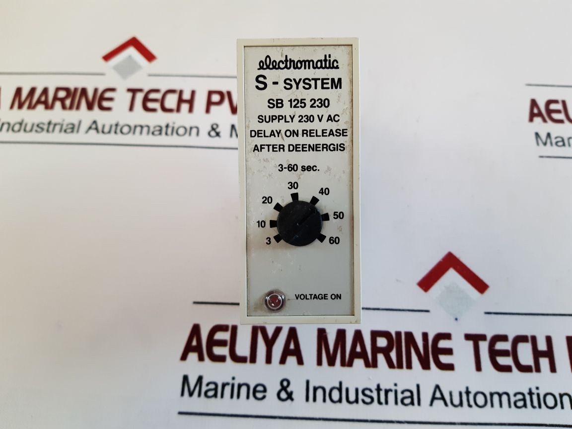 Electromatic Sb 125 230 Delay On Release 3-60 Sec
