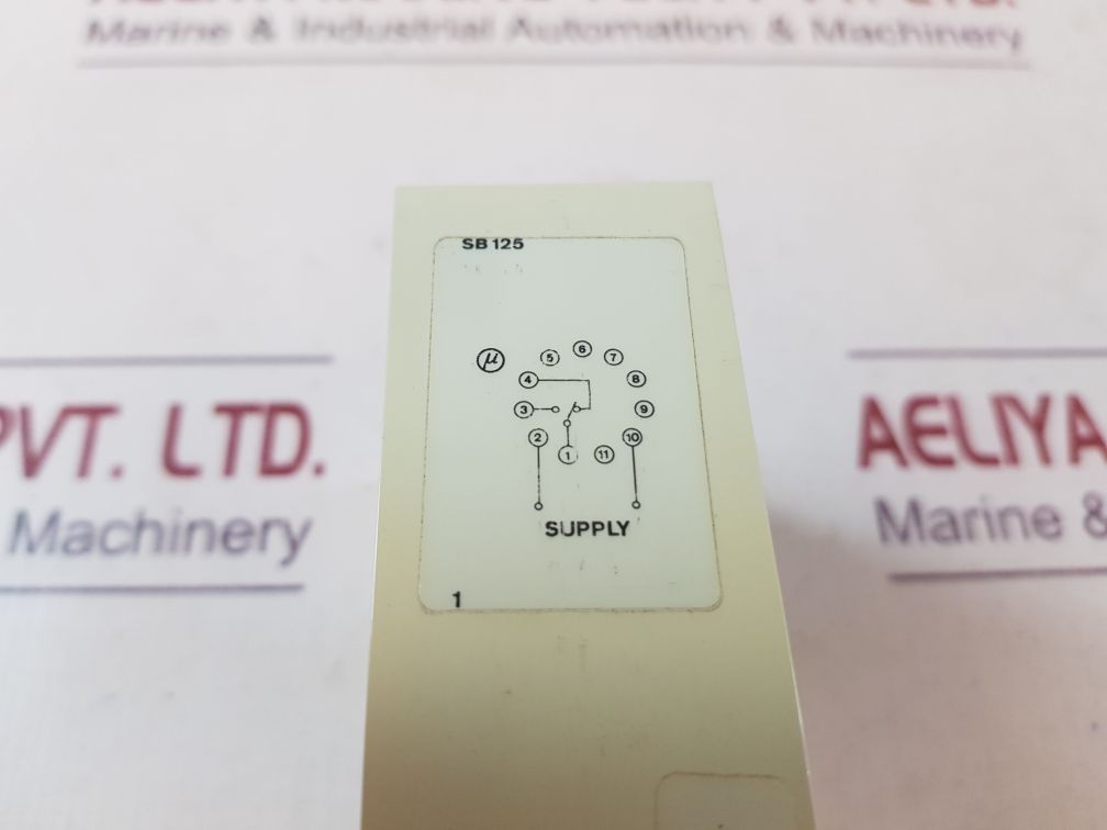 Electromatic Sb 125 724 Time Relay 0.15-3 Sec
