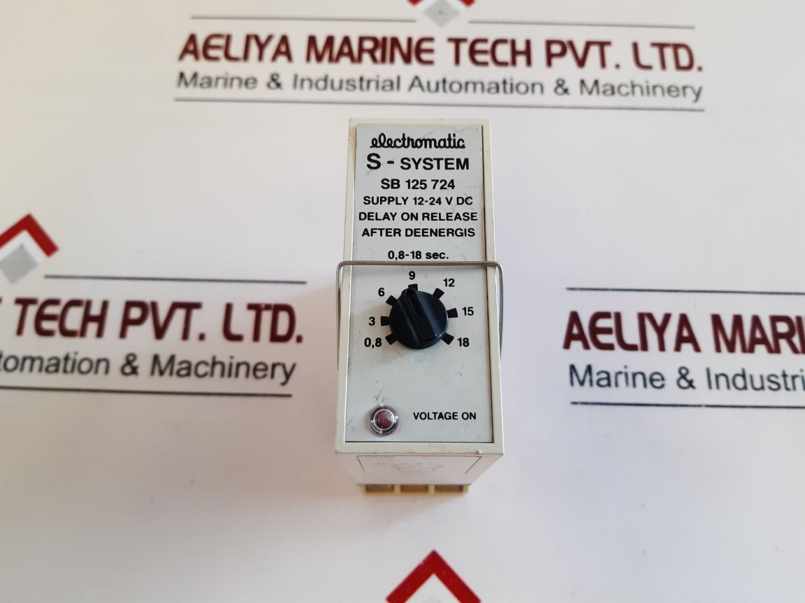 Electromatic Sb 125 724 Delay On Release 0,8-18 Sec