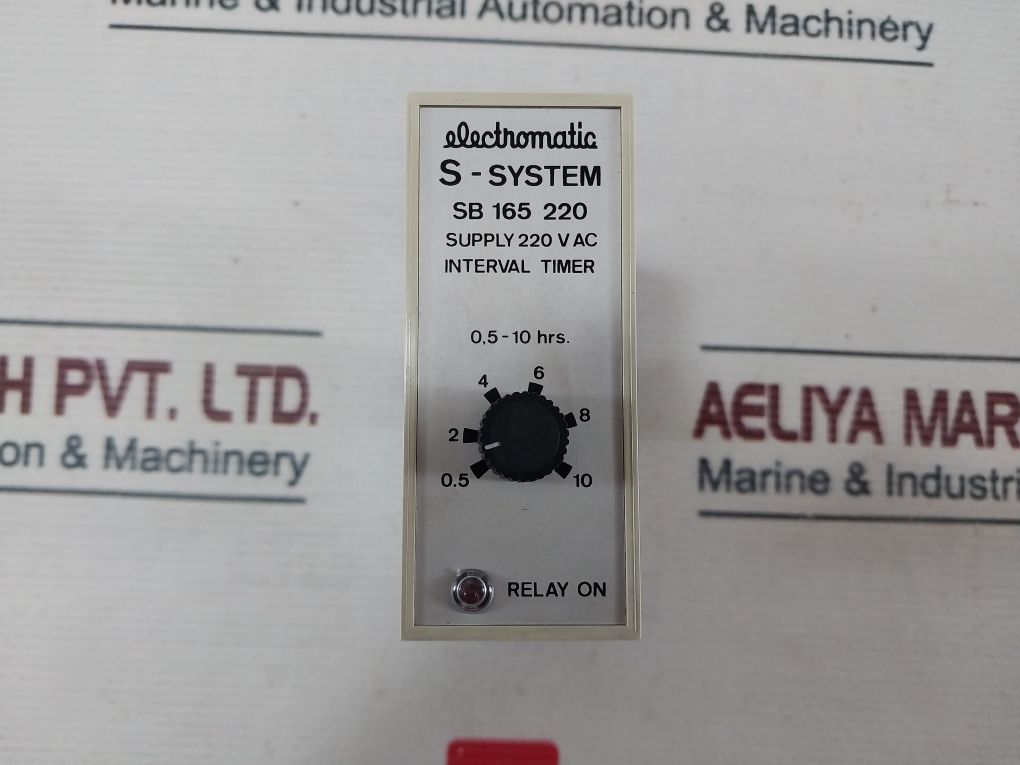 Electromatic Sb 165 220 Interval Timer
