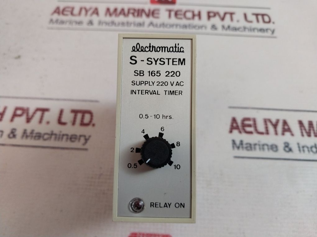 Electromatic Sb 165 220 Interval Timer 220 V Ac