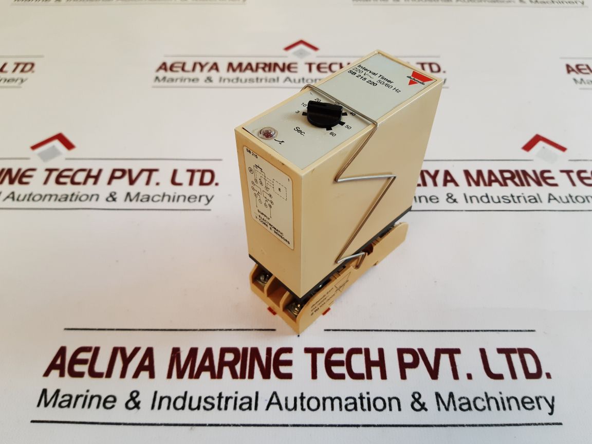 Electromatic Sb 215 220 Interval Timer With Base