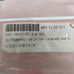 Electromatic Sb 225 724 Delay On Release 3-60 Sec
