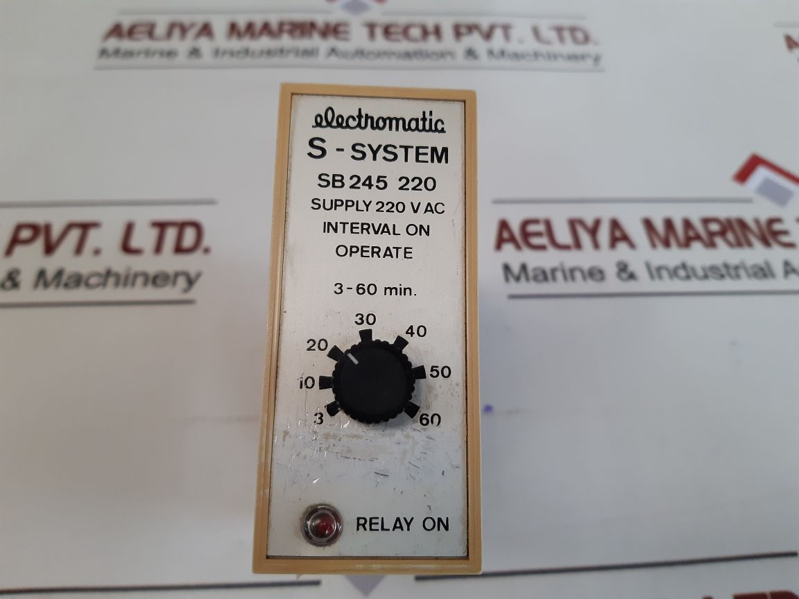Electromatic S-system Sb 245 220 Interval On Operate