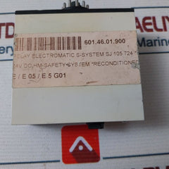 Electromatic Sj 105 724 Dc Current Level Relay Internal Shunt 4-20 Ma
