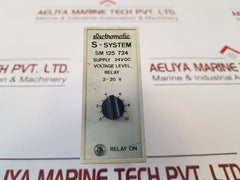 Electromatic Sm 125 724 Voltage Level Relay 2-20 V