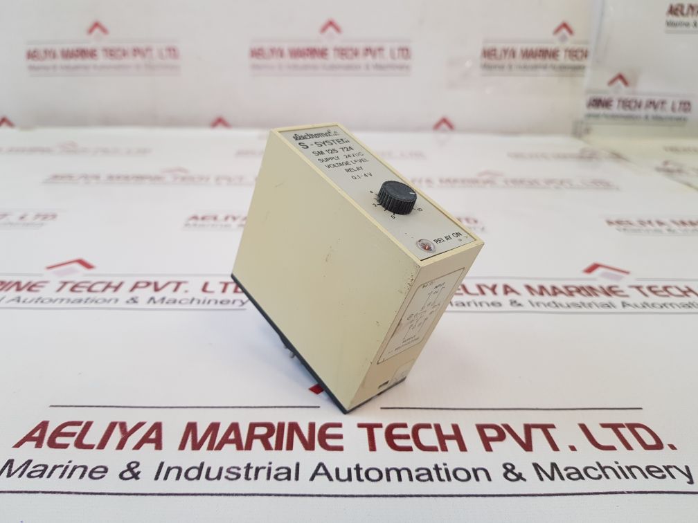 Electromatic Sm 125 724 S-system Voltage Level Relay 0,1-4 V