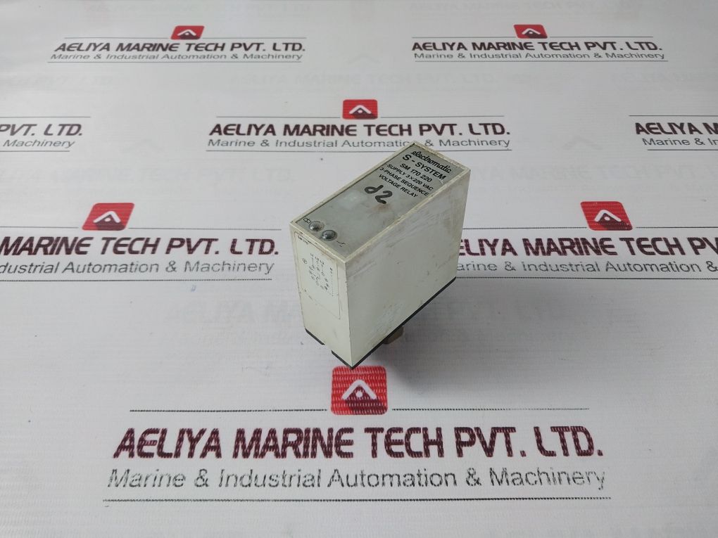 Electromatic Sm 170 220 3 Phase Sequence Voltage Relay 3X220 Vac