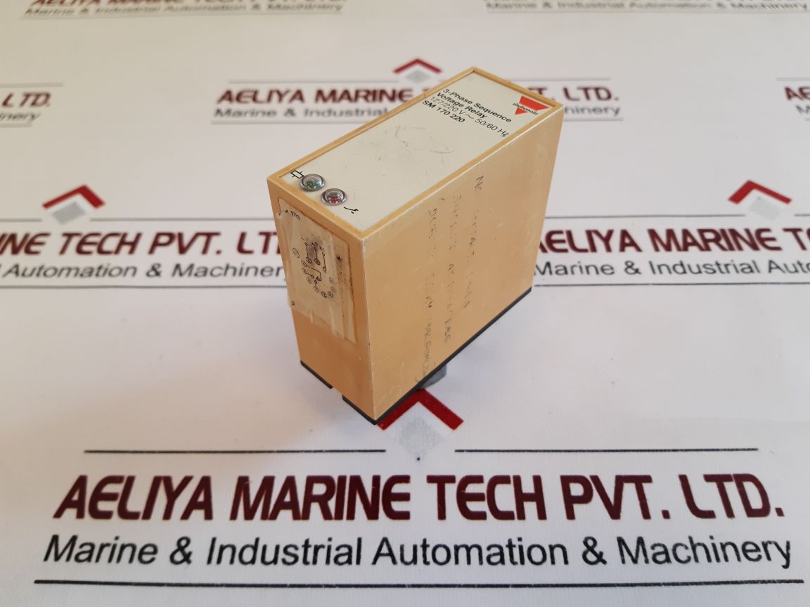 Electromatic Sm 170 220 3-phase Sequence Voltage Relay
