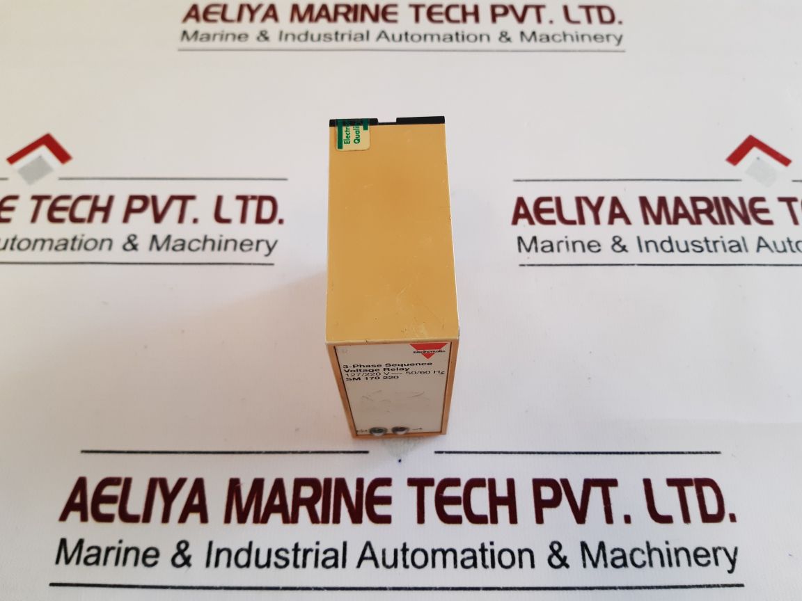 Electromatic Sm 170 220 3-phase Sequence Voltage Relay