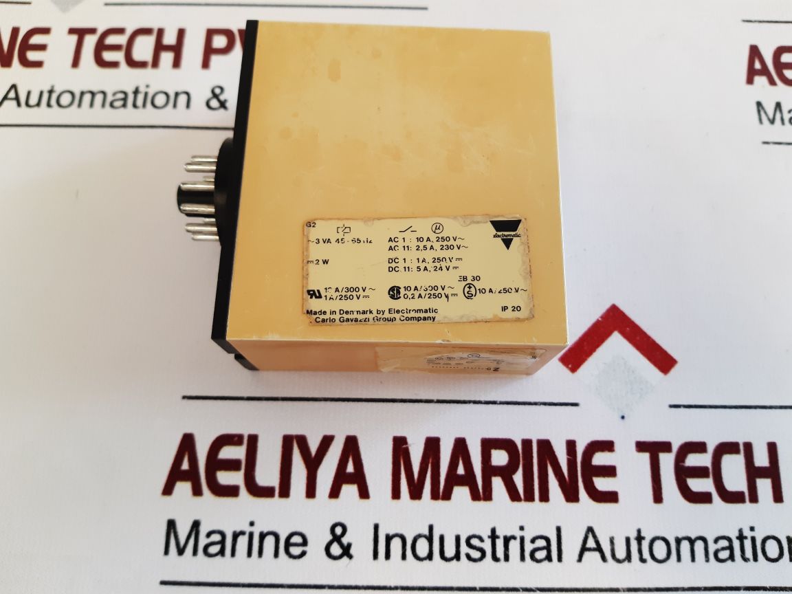 Electromatic Sm 170 220 3-phase Sequence Voltage Relay