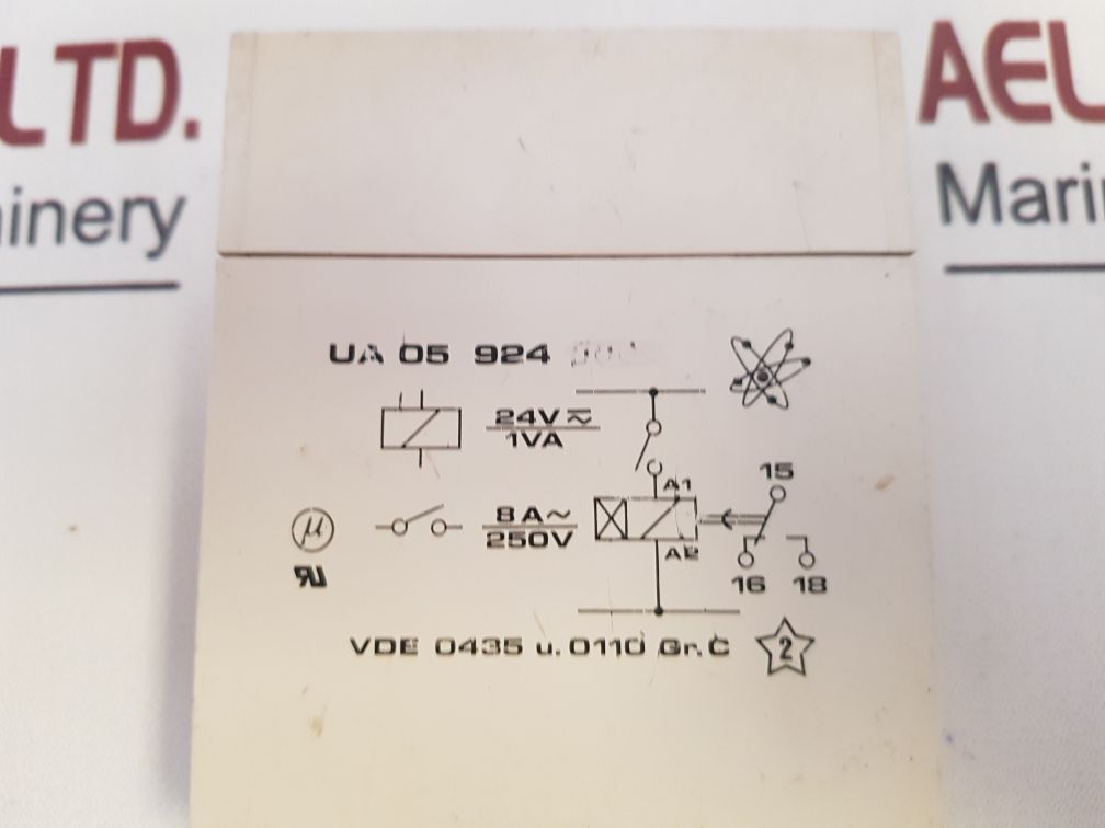 Electromatic Ua 05 U-system Delay On Operate Relay 0.16-6 Sec