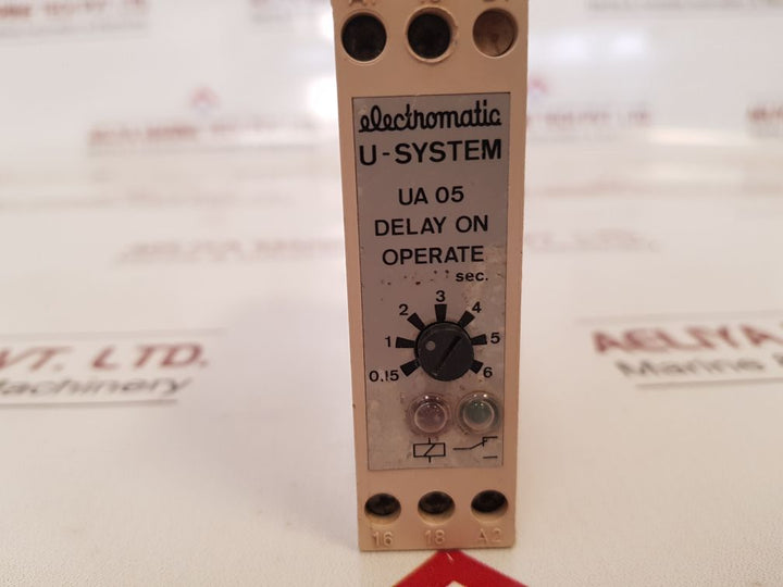 Electromatic U-system Ua 05 Delay On Operate