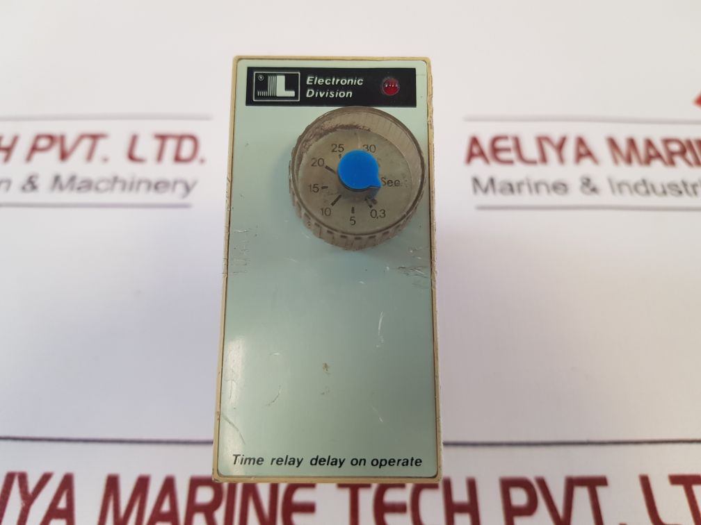 Electronic Division T2/Ie Time Relay 0,3 To 30 Sec