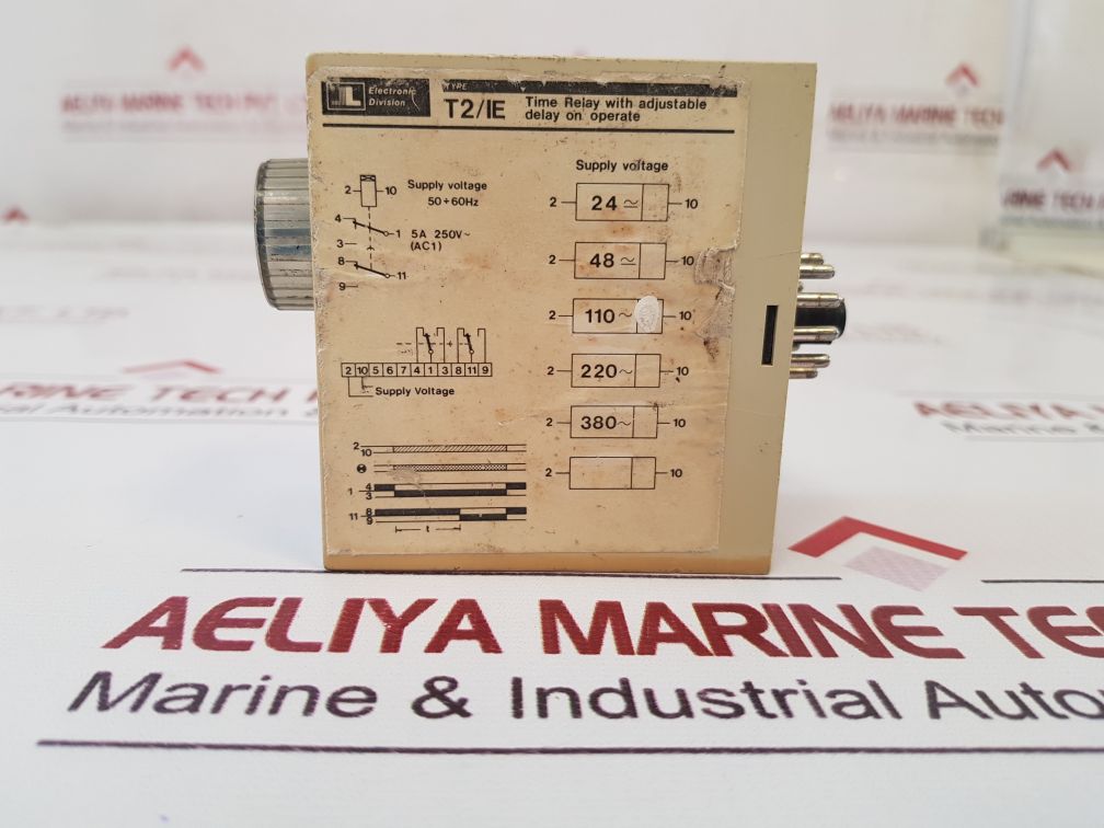 Electronic Division T2/Ie Time Relay 0,3 To 30 Sec