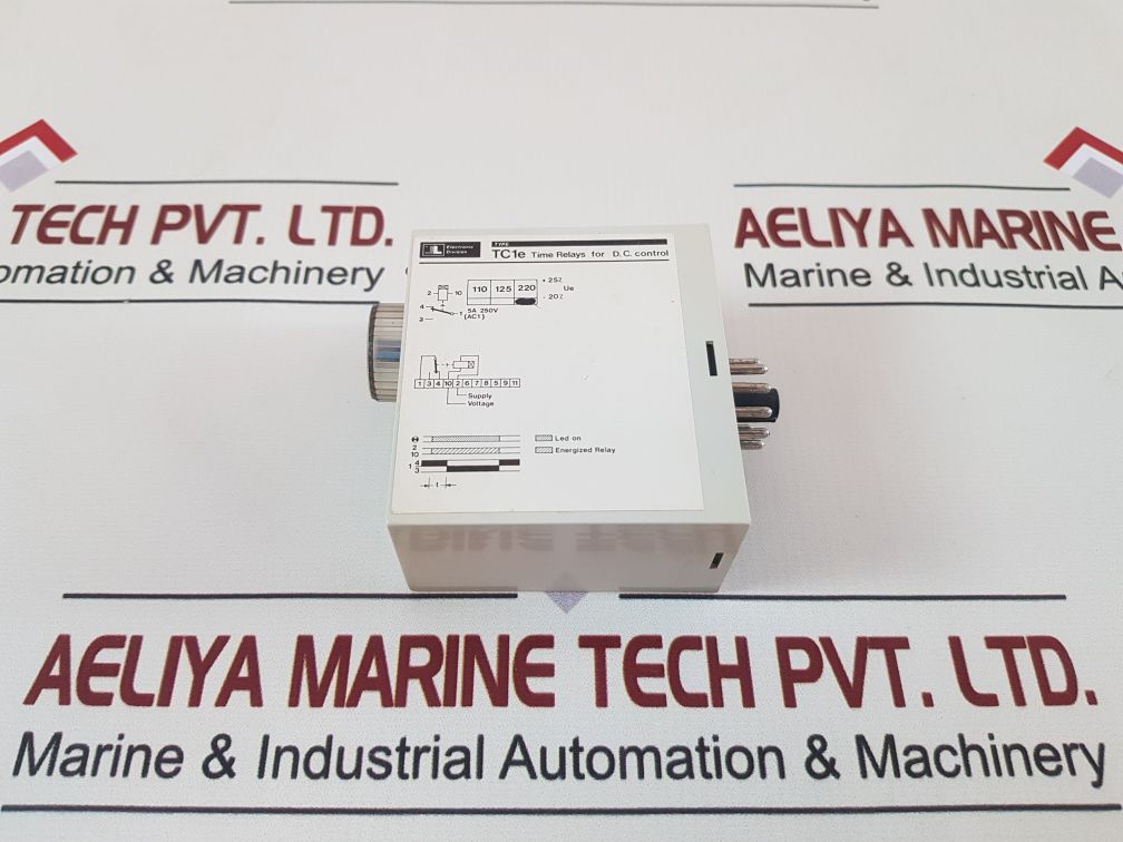 Electronic Division Tc1E Time Relay 0,6 To 60 Sec.