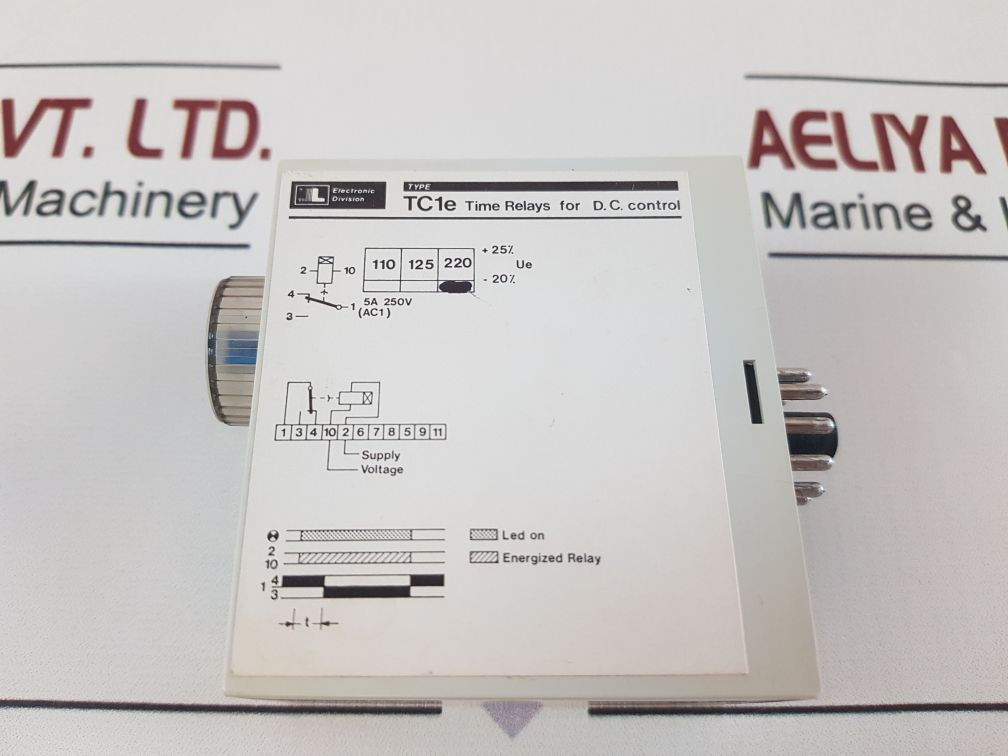Electronic Division Tc1E Time Relay 0,6 To 60 Sec.