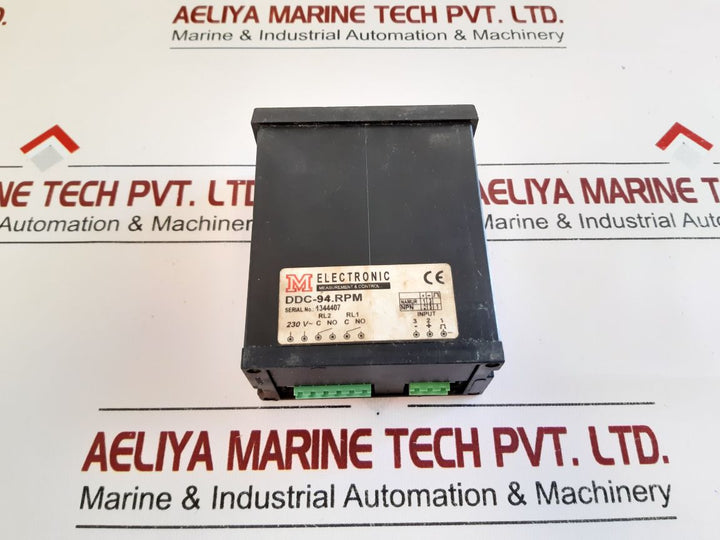 Electronic Measurement Ddc-94.Rpm Control Process For Measurement