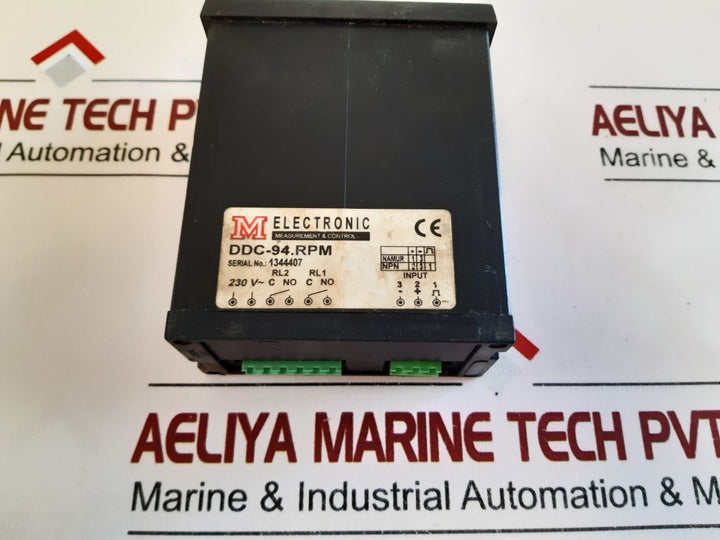 Electronic Measurement Ddc-94.Rpm Control Process For Measurement