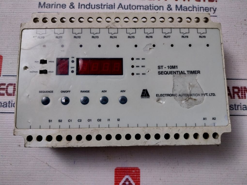Electronic St-10M1 Sequential Timer 00.10 Sec - 99 Hrs 59 Min