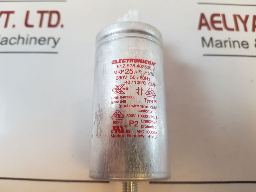 Electronicon E12.E78-402500 Capacitor