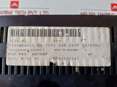 Electrosonic Digidim2 Dimmer Unit Es7252 20A 240V 50/60Hz