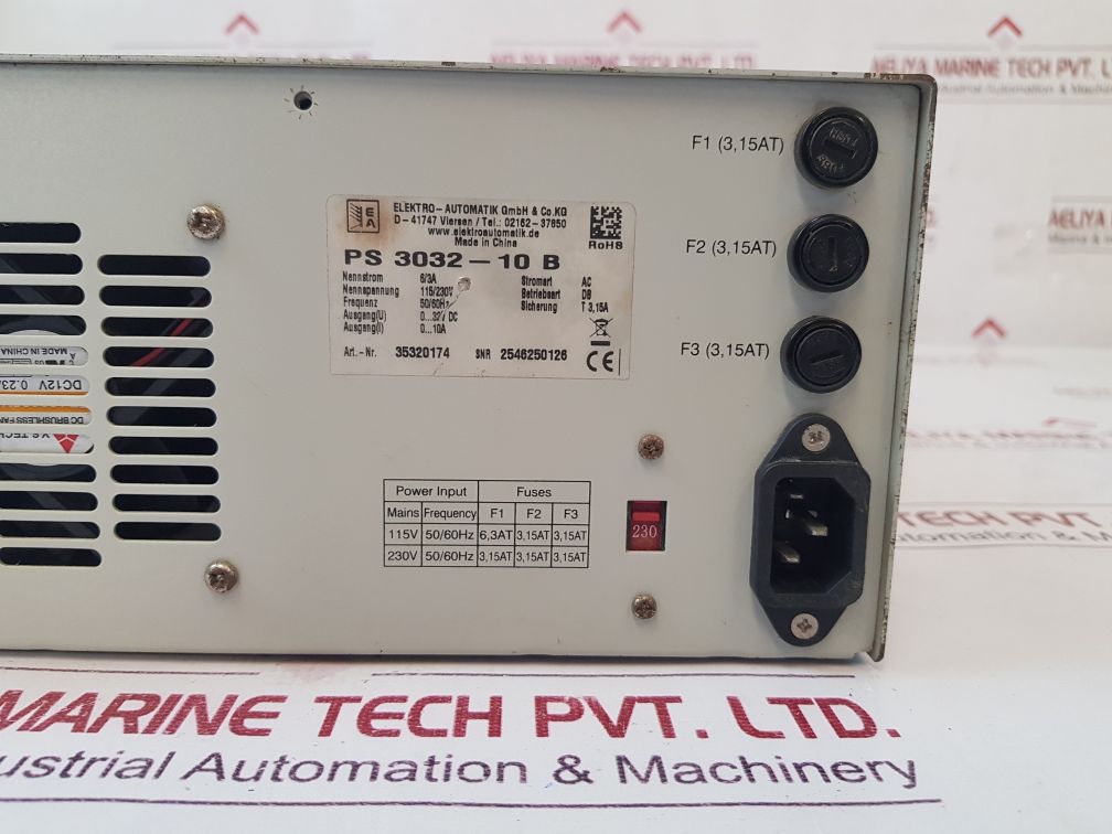 Elektro-automatik Ps 3032-10 B Laboratory Power Supply